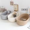 3pcs Sundries Storage Basket Multi Purpose Stackable Handmade Woven Storage Box For Keys Snacks Cosmetics