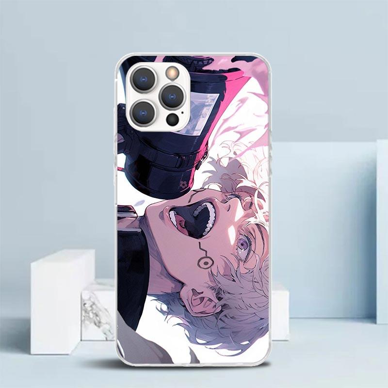 Kaisen J-Jujutsu Inumaki Toge Phone Case For IPhone 16 17 Air 16E 15 14 Plus 13 Mini 12 11 Pro Max 7 8 + SE 2020 Soft TPU Back C