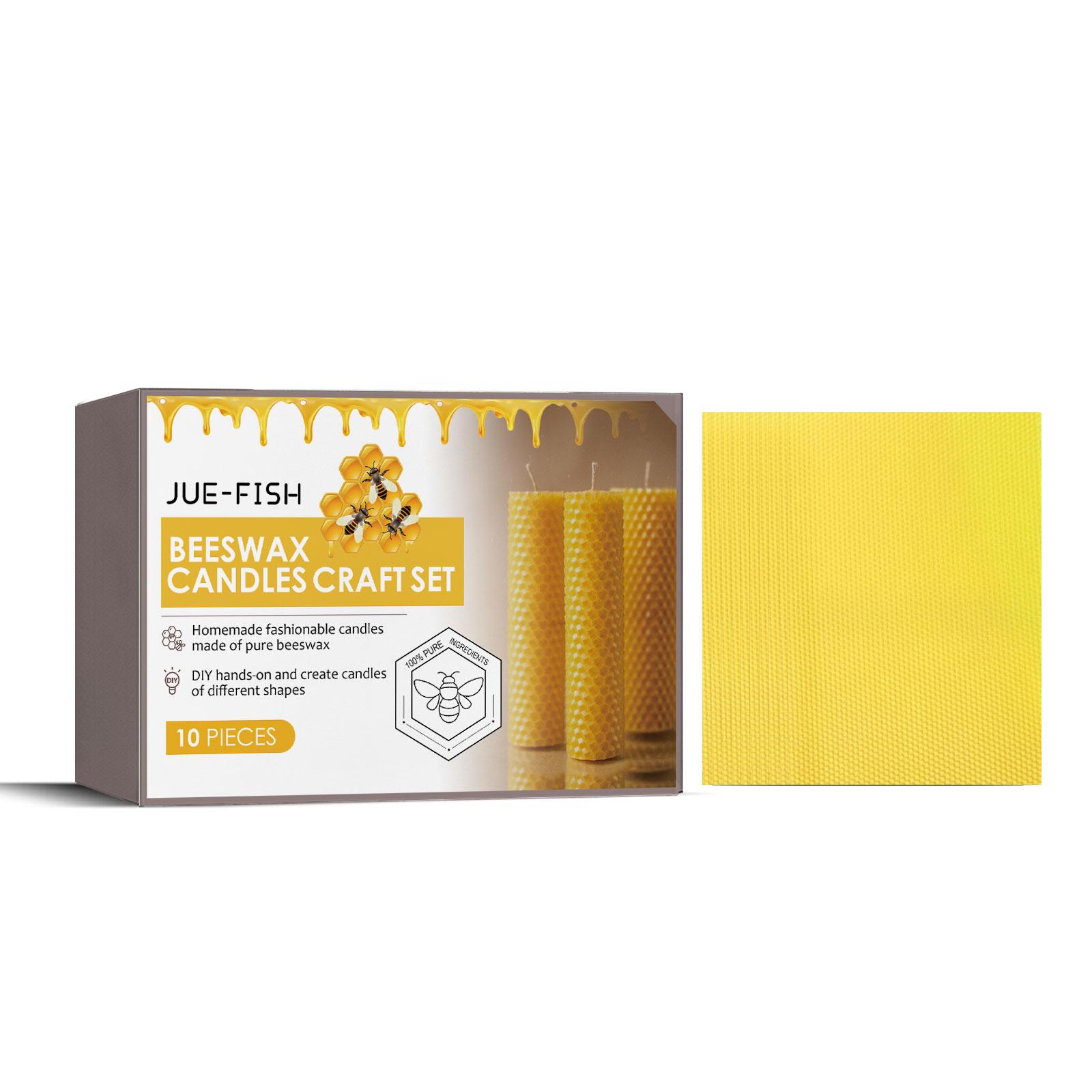 

DIY Beeswax Honeycomb Candle Making Sheets Natural Organic Wax Craft Kit Creative Handmade Gift Home Decor Wedding Party Supplie