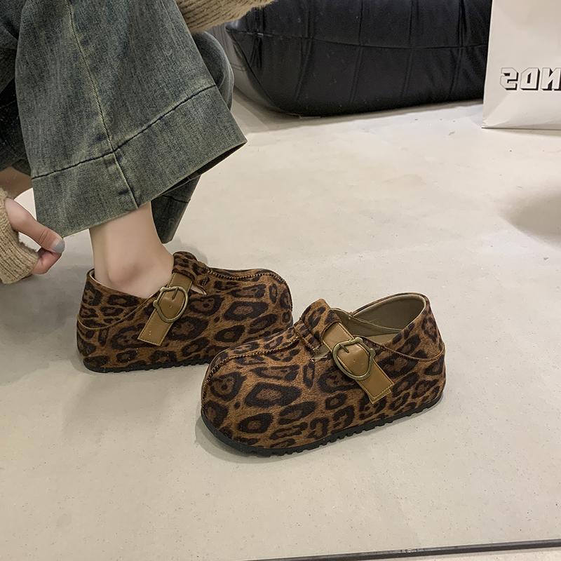 Thick-soled Inner Height-increasing Birkenstocks, New Autumn Can Be Stepped On Twice, Casual Toast Single Shoe Size
