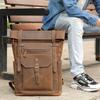 Mad Horse Leder Rucksack Echter Leder Rucksack für Herren Große Kapazität Computertasche Rindsleder Reise Rucksack