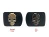 3D Skull Metal Trailer Hook Dust Plug Cover - Square Mouth Protection for American Trailers