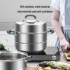 Kangbahe 3-Layer Anti-Scald Stainless Steel Steamer