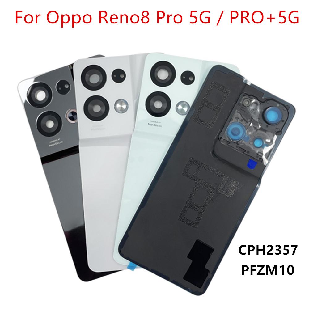For Oppo Reno8 Pro 5G Back Battery Cover Rear Glass Door Housing For Oppo Reno 8 Pro+ Battery Cover Replacement