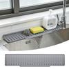 Silicone Sink Splash Guard Narrow Edge Drain Pad Cover New Kitchen Sink Protector  Countertop Use