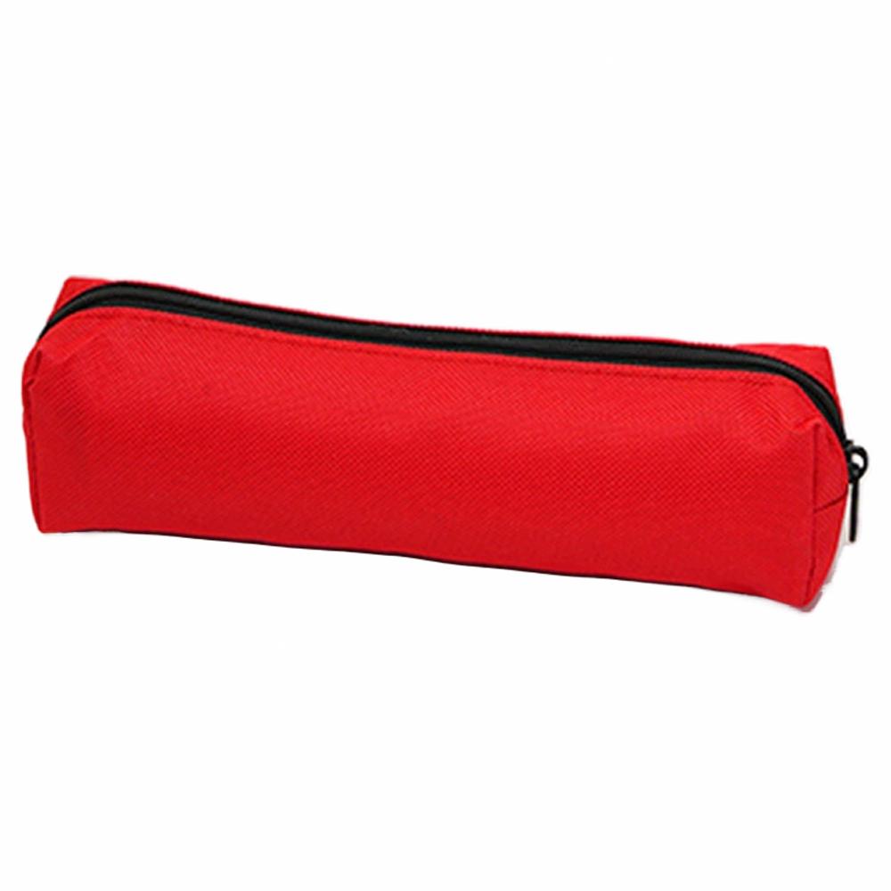 Black Simplistic High-Aesthetic Large Capacity Pencil Case for Students And Middle School Stationery Bag
