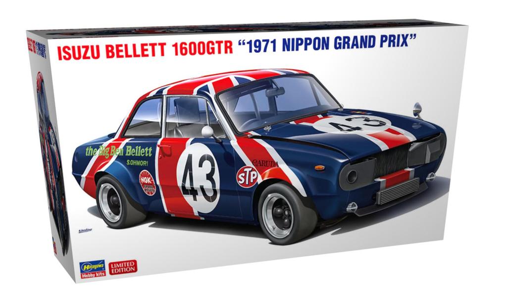 Hasegawa Isuzu Bellett 1600GTR 1971 Japanese Grand Prix Race Specification Plastic Model Kit 20776 1/24 (Automobile)