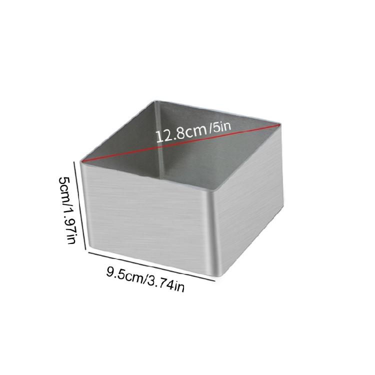 Cake Molds Rings Square Mousse Mold Stainless Steels Cake Rings  Square Cake Mold Bakewares for Home Baking Tool