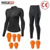 WOSAWE Women's CE-Certified Motocross Slim-Fit Stretch Riding Pants with Soft Pads - Motorcycle Riding Suit
