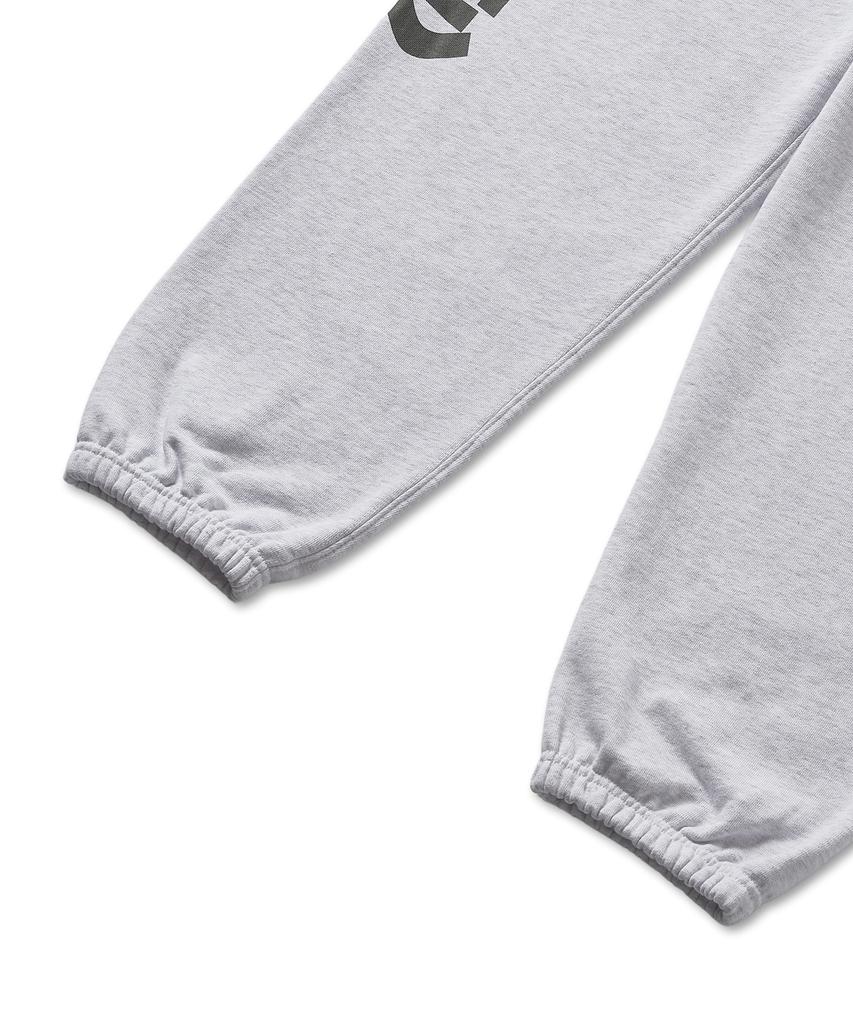 Treasure Magazine Logo Sweat Jogger Pants White Melange