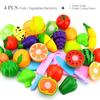 1Set Pretend Play Toy Hands-on Ability Resistant To Falling Plastic Cut Fruit Children Toy for Kids