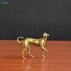 Vintage Mosiężna Figurka Greyhounda, Miniaturowy Pies Whippet Statua do Wystroju Domu i Kolekcjonowania