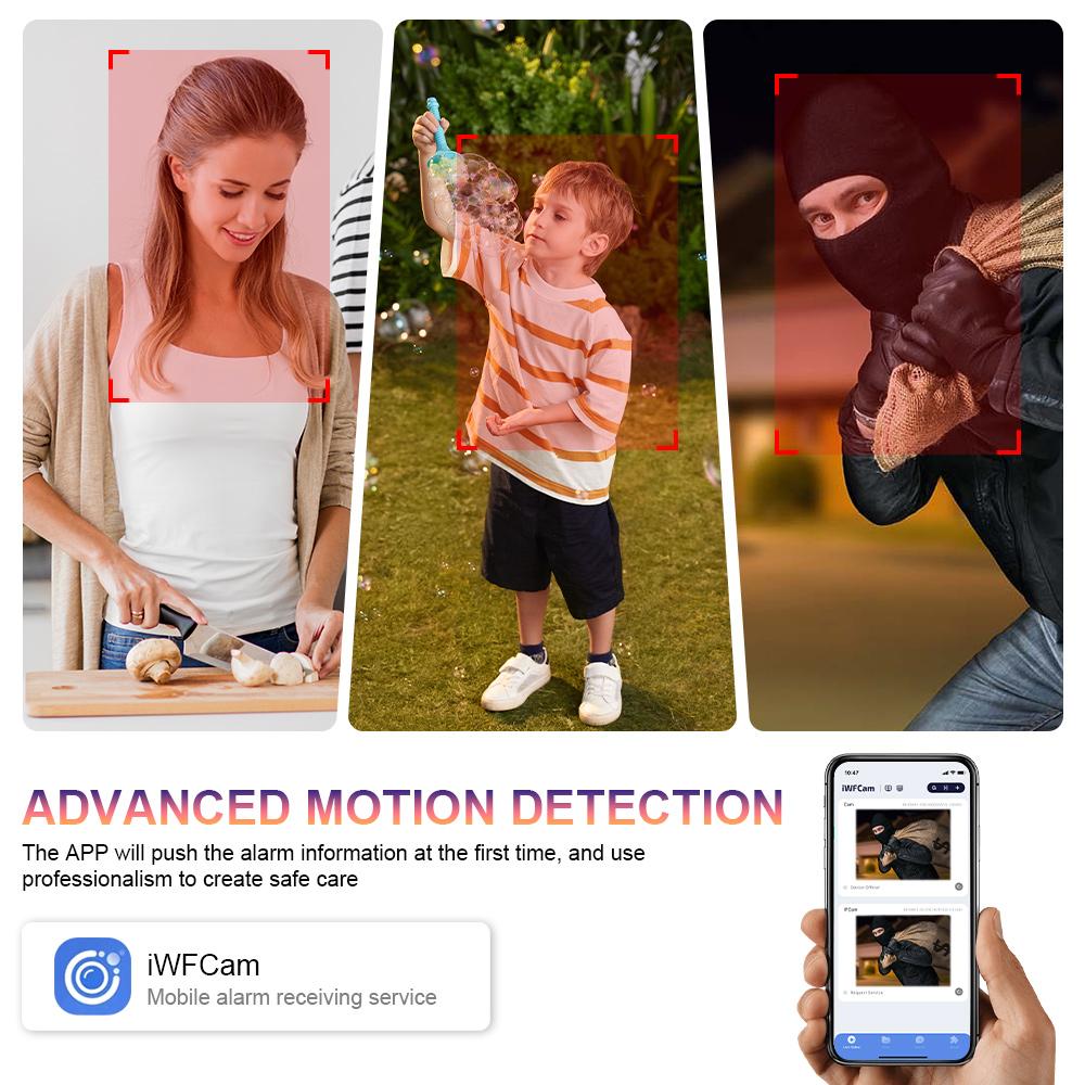 WiFi Wireless IP Camera Mobile Monitor HD Night Vision Baby Remote Monitor Camera Security Infrared Bicycle Recorder