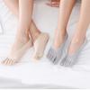 Fashion Thin Sock Slippers Women Invisible Silicone Anti-Skid Five Finger Socks