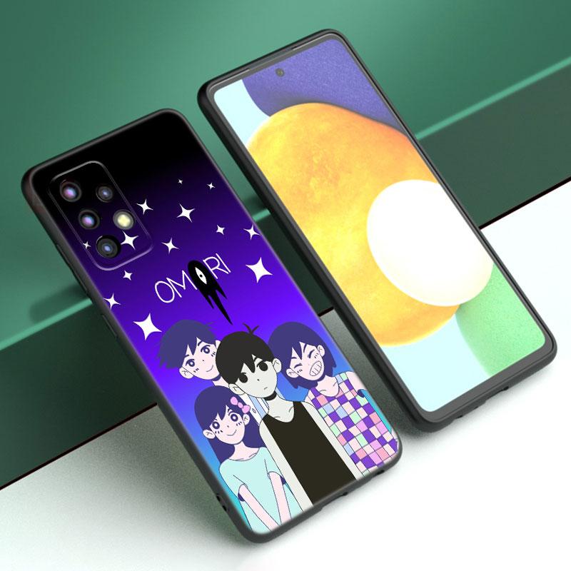 Omori Game Fanart Phone Case For Samsung A04 A21 A30 A50 A52 S A13 A14 A22 A23 A32 A53 A73 5G A11 A12 A31 A33 A51 A70 A71 A72