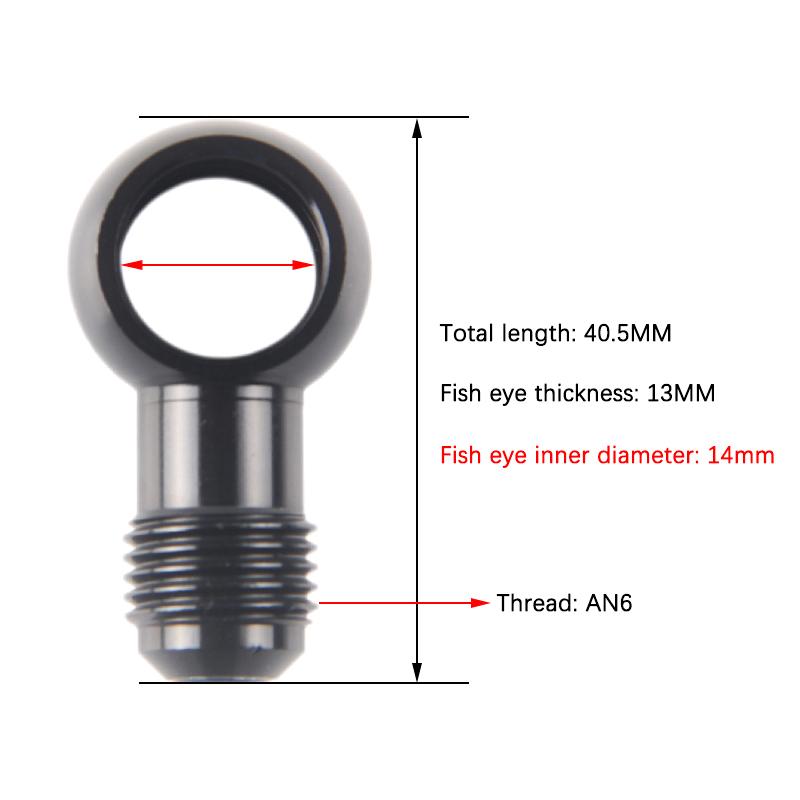 Automobile Modification Accessories Oil Pump Oil Supply Screw Aluminum Adaptor Bolt An3 An4 An6 An To 8-14Mm Brake Fitting