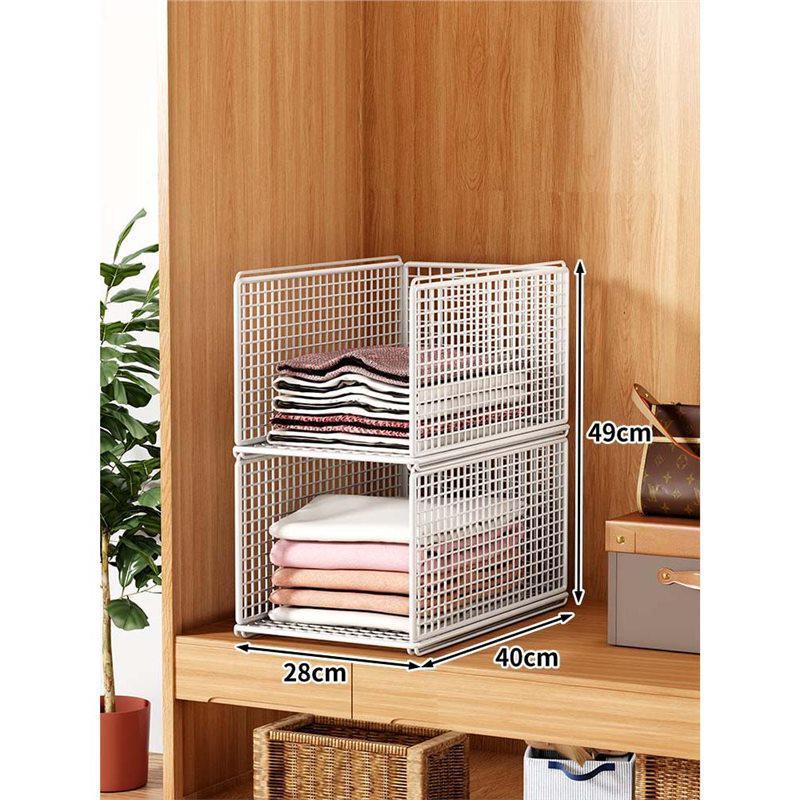 Organizator szaf: Warstwowe przegródki do przechowywania ubrań