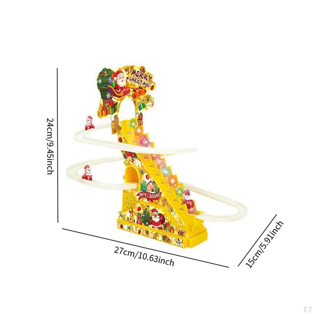 Weihnachtsmann Kletterbahn Leiter Früherziehung Indoor Lustiges Spielset Interaktives Spielzeug für Kinder
