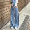 Women's Autumn Loose Solid Color Long Drawstring Elastic Waist Casual Pants