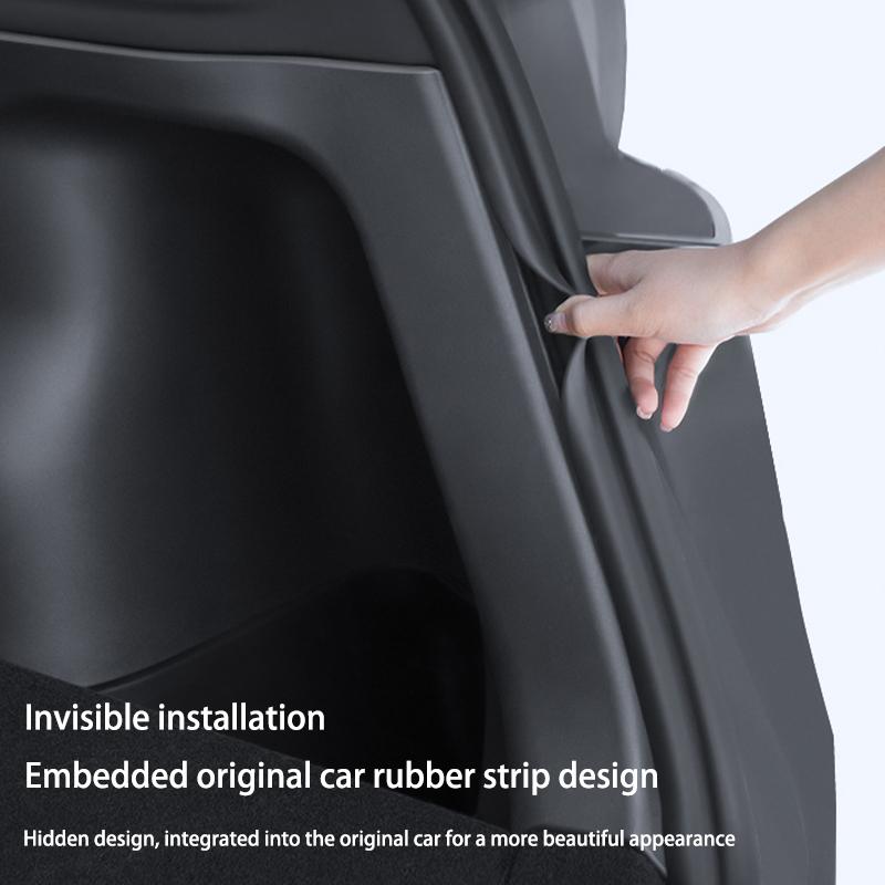 For Tesla ModelY Juniper2025 Trunk Side Guards TPE Full Cover Fluff Surface Corner Protection Pads Interior Protector Accessorie