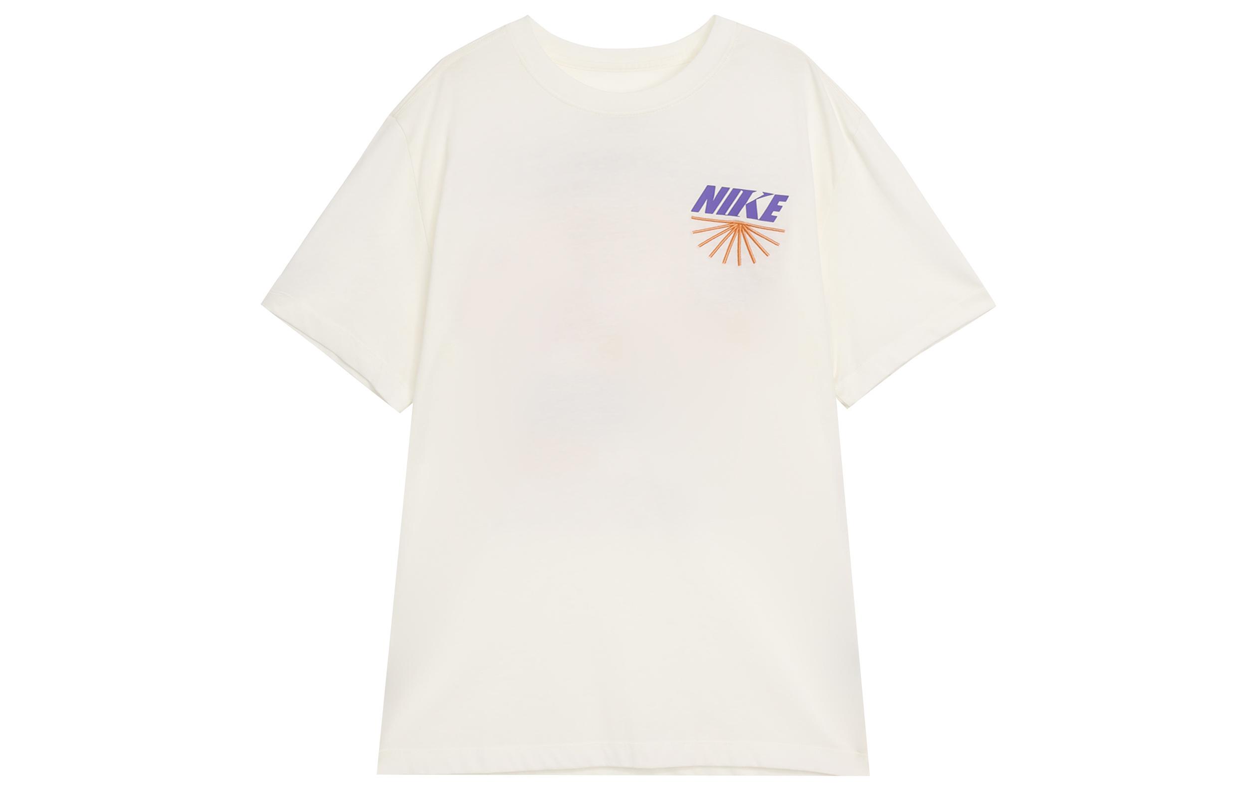 

Nike T Shirts Men s White Crew Neck Moderate FZ9999-133 L