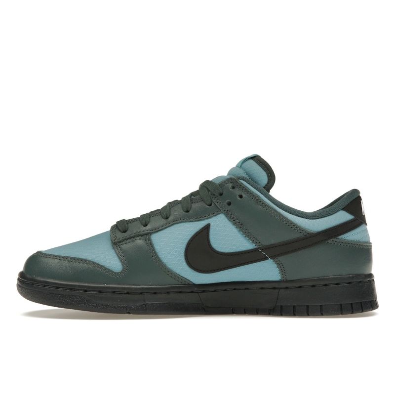 Nike Dunk Low SE Vintage Green Denim Turquoise Unisex Sneakers Anthracite Black FZ3052-300
