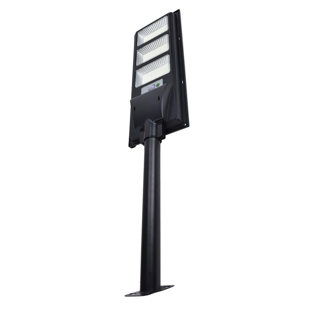 500W Solar Street Light LED Remote Control Timing Human Body Induction Motion Sensor IP65 Outdoor