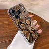 Snakeskin pattern Art Phone Case iPhone17 16 15 14 13 12 11 Pro Max Plus Mini Clear Full Back Cover Silicone Soft Shell