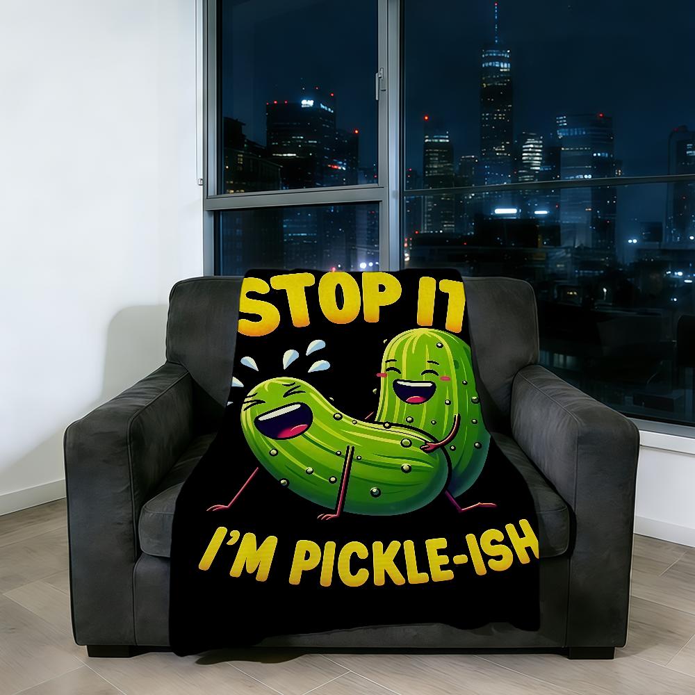 Lustige P-Gurken Decke Super Warm Bequem Plüsch Überwurfdecke Kind Zuhause Sofa Schlafzimmer Geschenk