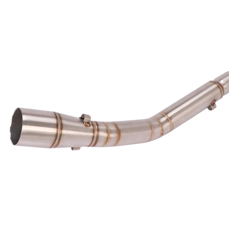 For YAMAHA MT15 YZF R15 V3 MT125 MT 125 2017 - 2024 Years Motorcycle Exhaust Escape Front Mid Link Pipe Connecting 51mm Muffler