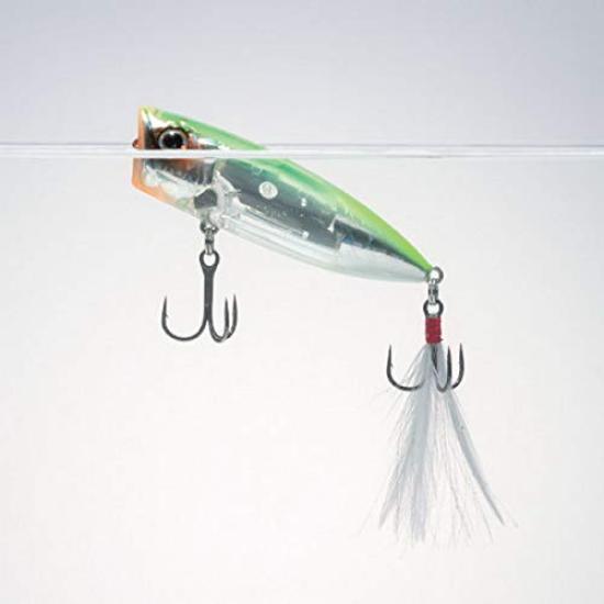 Shimano Bantam World Pop 69F Flash Boost Ghost Ayu 006 Freshwater Popper Lure for and Rivers ZR-P69U Bass, Lakes, Dams, Ponds,