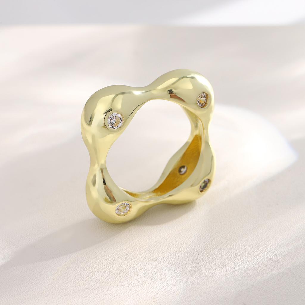 Open Ring Christmas Exaggerated Heavy-duty Adjustable Ring