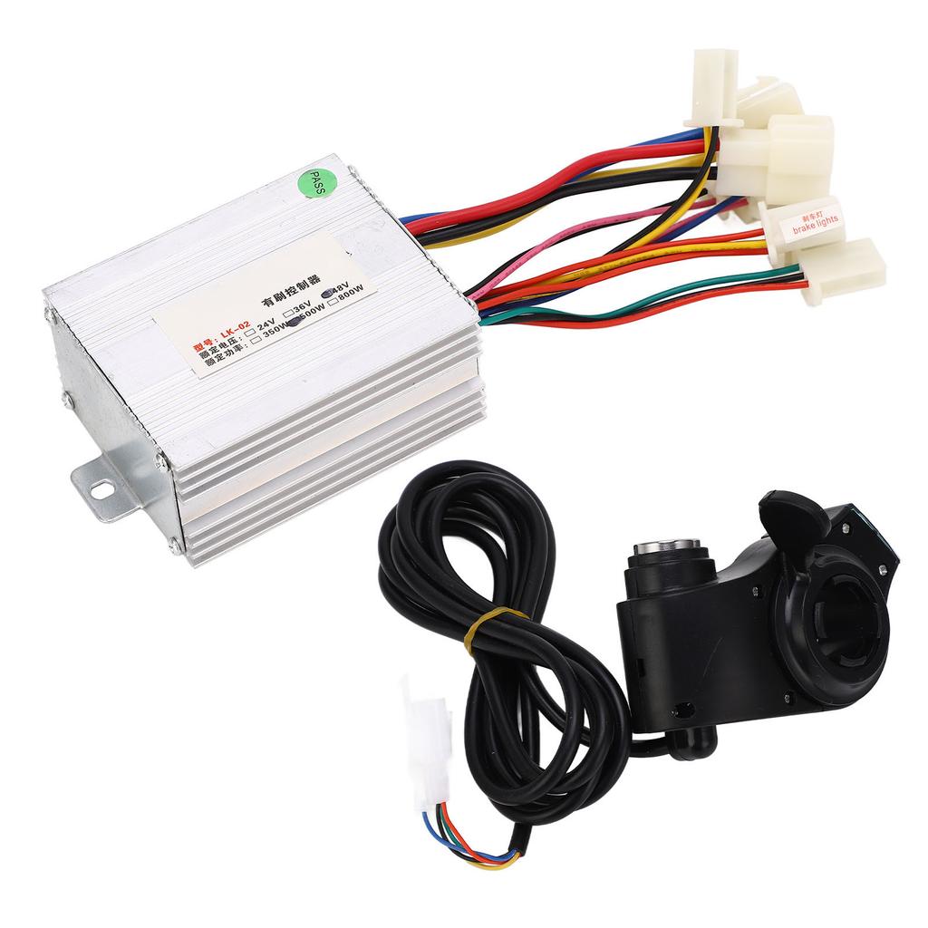 Elektrisk Sykkel Motor Kontroller Kit 350W Varmeavledning Effektvisning Konverteringskontroller Kit