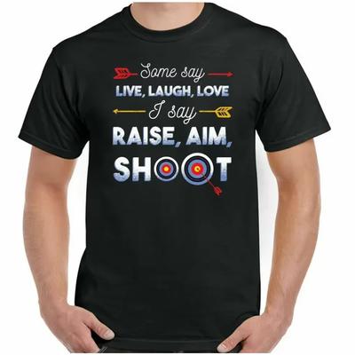 ARCHERY T-SHIRT, Mens Funny Bow & Arrow Archer Unisex Tee Top Gift Present Dad