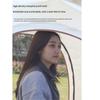 Automatic Pop Up Camping Tent Instant Setup Foldable Waterproof Sun Shelter Heavy Duty Polyester Fabric Double Layer for Outdoor Picnic Beach