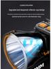 A1R Rechargeable Super Bright LED Headlamp - Induction-Sensing Outdoor Flashlight for Night Fishing and Mining