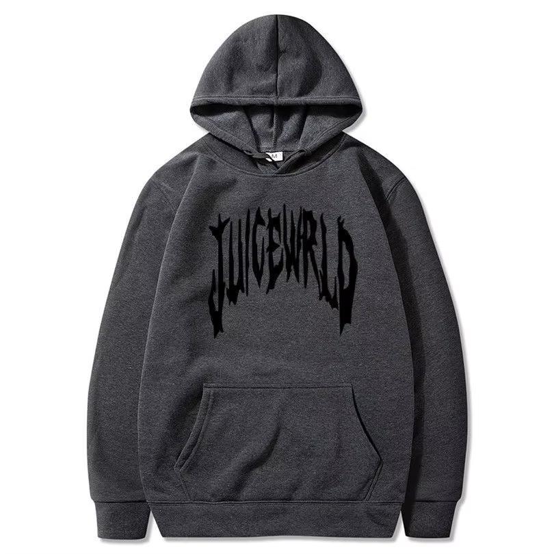Sudadera con capucha con estampado de letras Rapper Juice Wrld 999 ropa deportiva informal de moda Y2k para mujer Sudadera