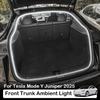 Silicone Strip Lamp for Tesla Highland 2025-2025 Launch Front Trunk Frunk LED Ambient Surround Light N3P4