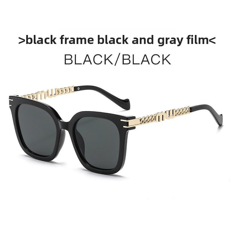 

Fashion Unisex Square Sunglasses With Protection For Outdoor Travel And Parties чёрный