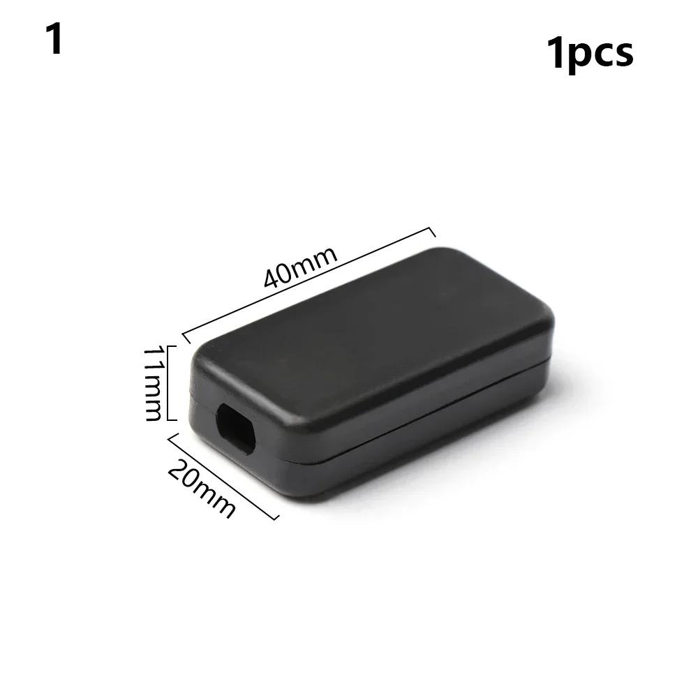 1PC Electronic Project Box ABS Plastic Waterproof Cover Project Enclosure Boxes Black Instrument Case Electric Supplies 2025 Hot