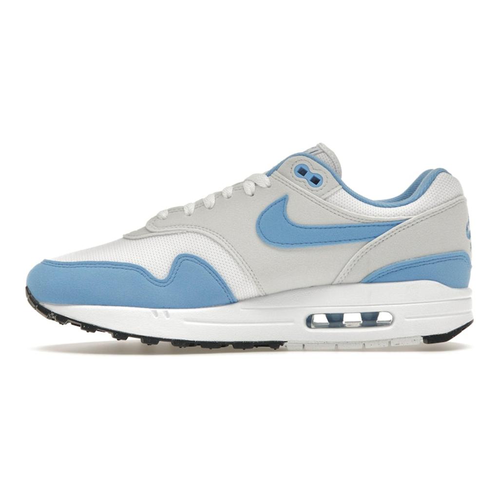 Nike Air Max 1 University Blue Men Sneakers White Photon-Dust Black FD9082-103
