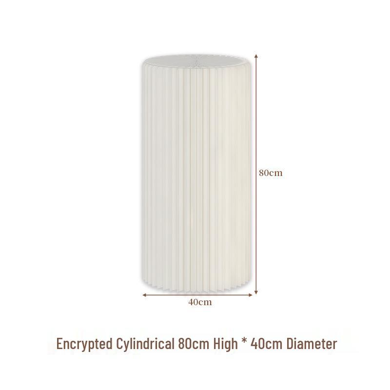 Multi-Layer Folding Exhibition Stand & Wedding Aisle Display Rack with Creative Cylinder Design