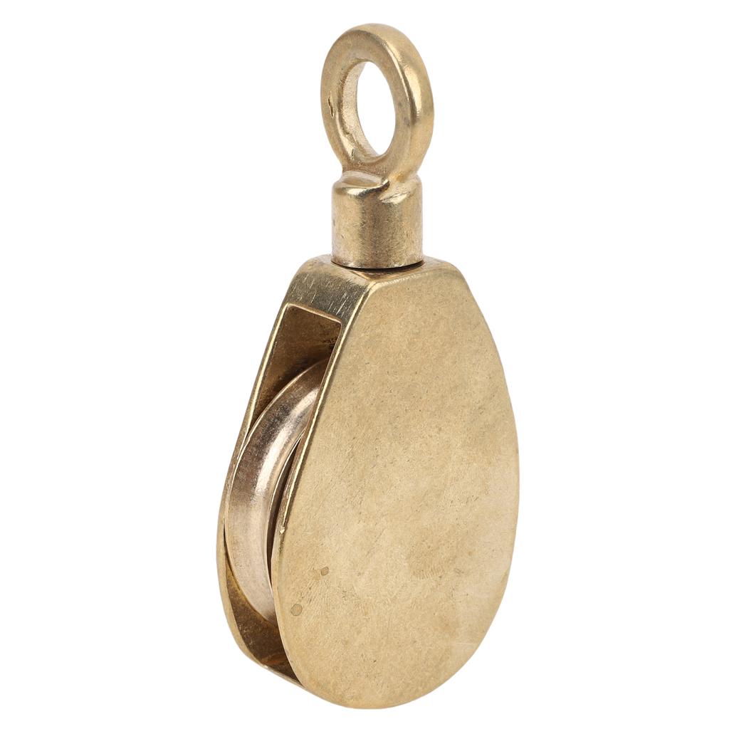 Boat Brass Flag Rope Pulley Elegant Boats Yachts Smooth Flagpole Sliding Hardware for Enhanced Flag Hoisting Experience