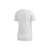 Adidas Neo Letter Print Sports Short Sleeve T-Shirt Women T-Shirts White DU0639