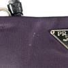 PRADA Triangular logo Handbag purple Women used