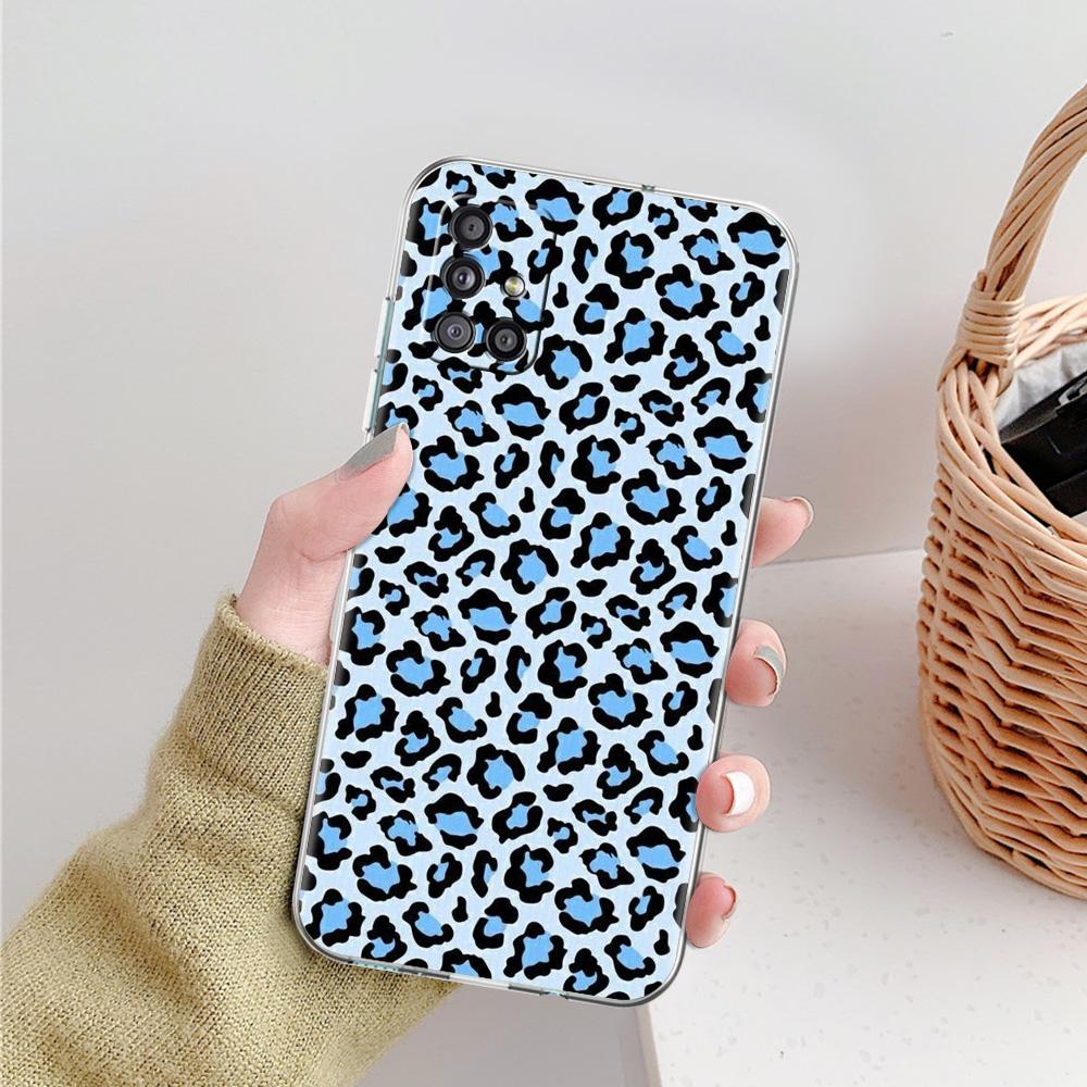 Case For Samsung A15 A13 A35 A55 A51 A71 A41 A31 A21S A03S A05 A17 A23 A25 A33 A53 A73 5G A07 4G Cover Sexy Trendy Leopard Print
