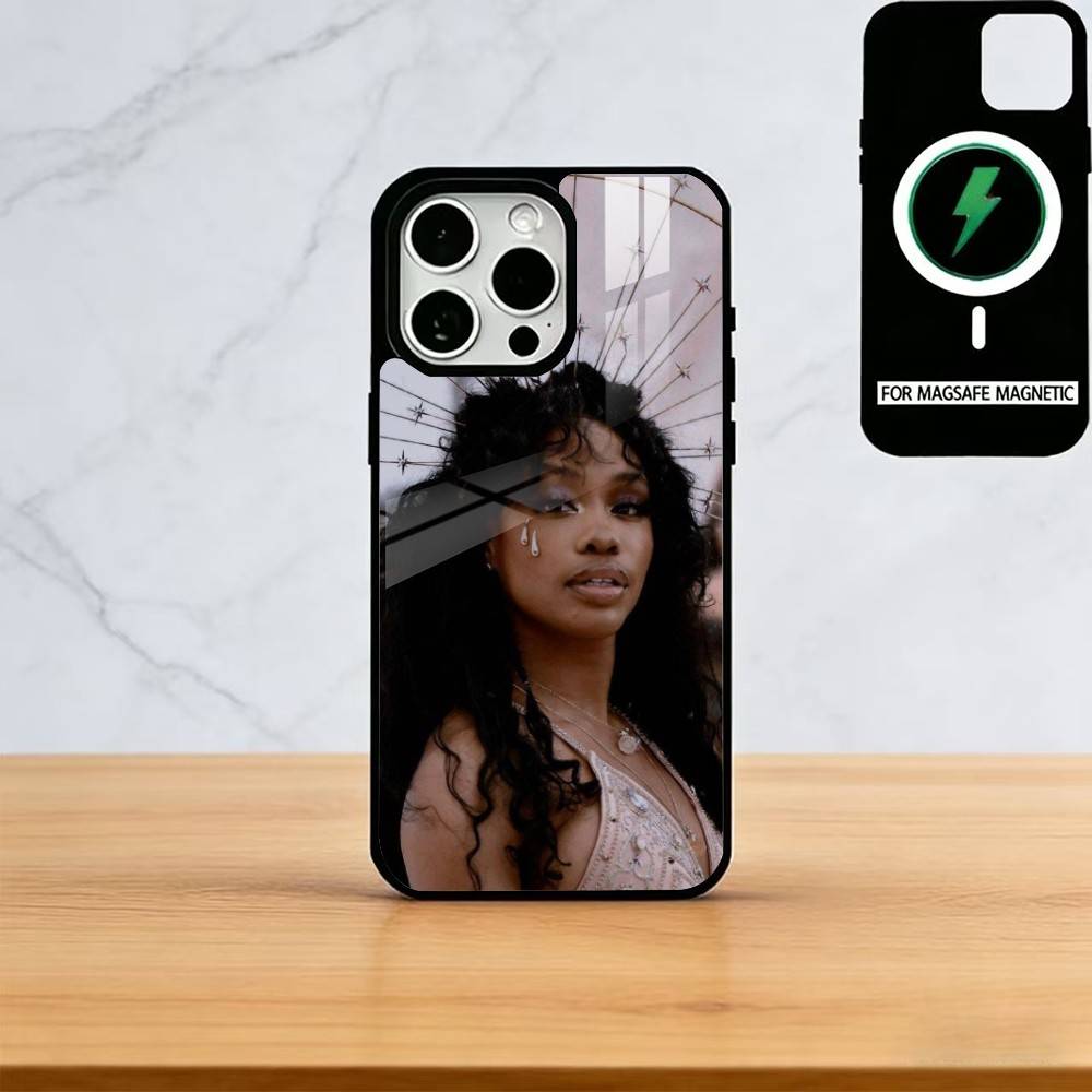 Singer SZA Lana Phone Case For iPhone17,16,15,14,13,12,11 Plus,Pro Magnetic with Magsafe Wireless Charging