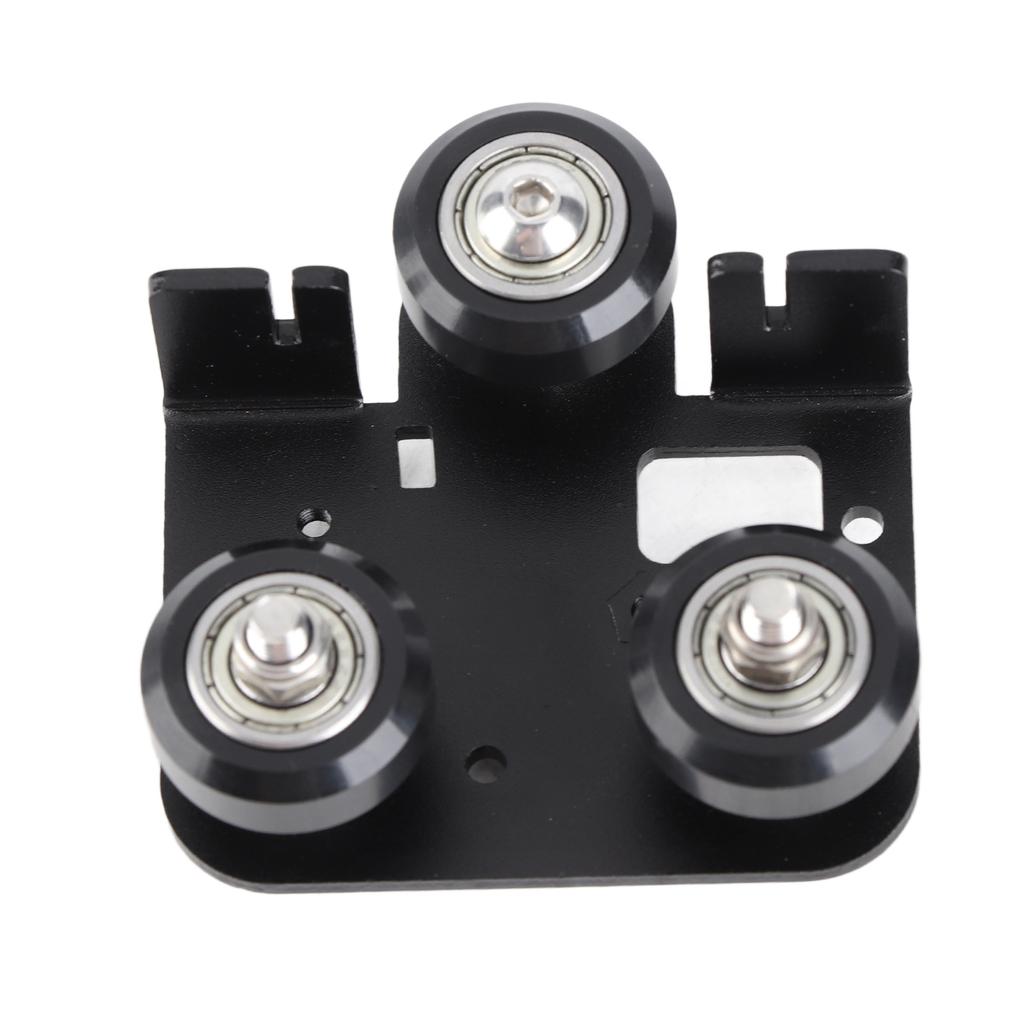 Back Support Plate Black Metal 3D Printer Extruder Back Support Plate With Pulley for Ender3 V2