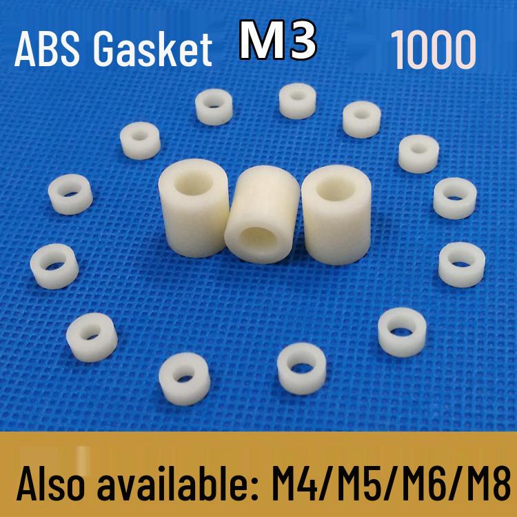 

M3 Nylon Insulating Post Spacer with ABS Gasket and Washer Default: Off-White; Black on Request
