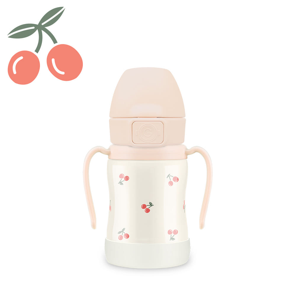 Grosmimi One-Touch Stainless Steel Straw Cup (200ml)